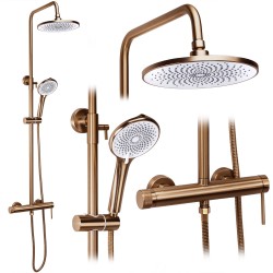 REA - Sprchový set Foss Clif Brush Copper (REA-P3914)