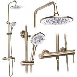 REA - Sprchový set Foss Clif Brush Gold (REA-P3913)