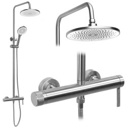 REA - Sprchový set Rivo Brush Nickel (REA-P9498)