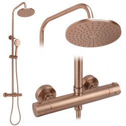 REA - Sprchový set s termostatem Parot Light Brush Copper (REA-P9672)