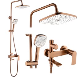 REA - Sprchový set STORM COPPER BRUSH (REA-P3000)