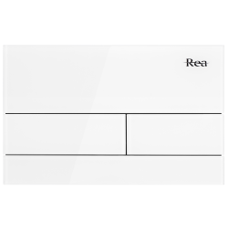 REA - Tlačítko T White (REA-E0052)