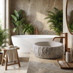 REA - Umyvadlo na desku Alice Moon (REA-U3501)