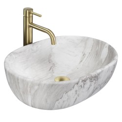 REA - Umyvadlo na desku Amelia ASH MATT (REA-U8489)