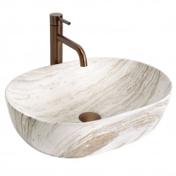 REA - Umyvadlo na desku Amelia Saturn 48 (REA-U0636)