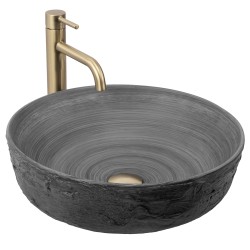 REA - Umyvadlo na desku Babilon Silver (REA-U5417)