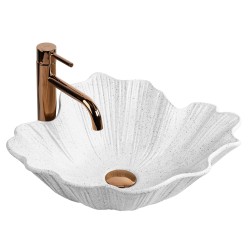 REA - Umyvadlo na desku Flower (REA-U7887)