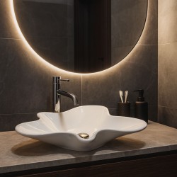 REA - Umyvadlo na desku IZOLDA 52x45(REA-U6365)