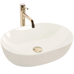 REA - Umyvadlo na desku LISA ECRU SHINY (REA-U4591)