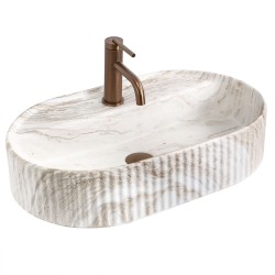 REA - Umyvadlo na desku Marcela 60 Vanilla (REA-U3517)