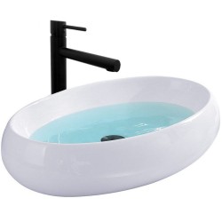 REA - Umyvadlo na desku Melania 60x40,5 bilá (REA-U0656)