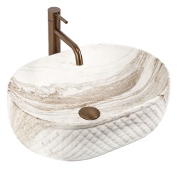 REA - Umyvadlo na desku Oktawia Saturn (REA-U3529)