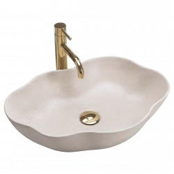 REA - Umyvadlo na desku Pearl Warm (REA-U0617)