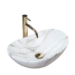 REA - Umyvadlo na desku Royal Mini Aiax Shiny (REA-U5063)