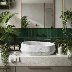 REA - Umyvadlo na desku Zoe Dune (REA-U3538)