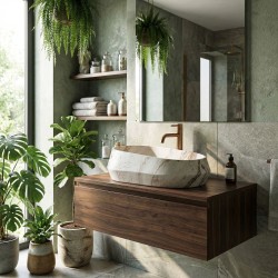 REA - Umyvadlo na desku Zoe Travo (REA-U3540)