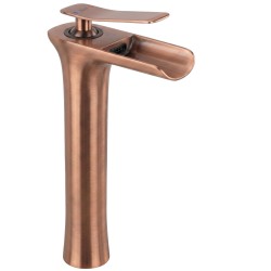 REA - Umyvadlová baterie Laguna Brush Copper vysoká (REA-B8121)