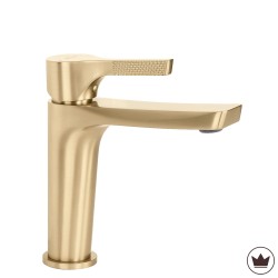 REA - Umyvadlová baterie PREMIUM Maxim Brush Gold Low (REA-B8938)