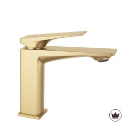 REA - Umyvadlová baterie PREMIUM Prime Brush Gold Low (REA-B6775)