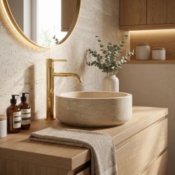 REA - Umyvadlová baterie Venti Gold vysoká (REA-B9781)