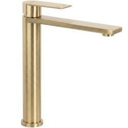 REA - Umyvadlová vysoká baterie Hunter Brush Gold vysoká (REA-B6692)