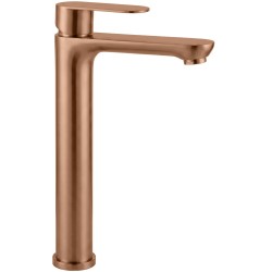 REA - Umyvadlová vysoká baterie Logan Brush Copper (REA-B6670)