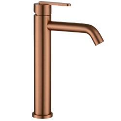 REA - Umyvadlová vysoká baterie Ontario Brush Copper (REA-B0971)