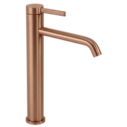 REA - Umyvadlová vysoká baterie Rivo Brush Copper (REA-B9323)