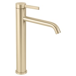 REA - Umyvadlová vysoká baterie Rivo Brush Gold (REA-B9321)