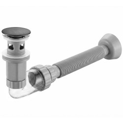 REA - Umyvadlový sifon s univerzální výpustí click-clack Flow Titan (REA-A9494)