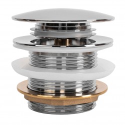 REA - Univerzální vanová výpusť Click-clack - Chrome (REA-W2013)