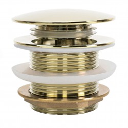 REA - Univerzální vanová výpusť Click-clack - Gold (REA-W2015)