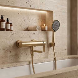 REA - Vanová baterie Arcos Brushed Gold (REA-B6982)