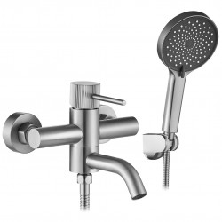 REA - Vanová baterie Lungo Stripe Brush Nickel (REA-B8057)