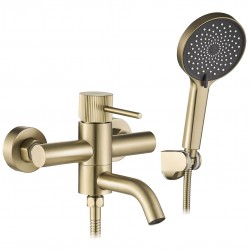 REA - Vanová baterie Lungo Stripe Gold  Brush (REA-B8055)