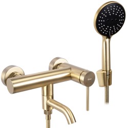 REA - Vanová nástěnná baterie Clif - matná Brush Gold (REA-B4242)