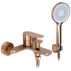 REA - Vanová nástěnná baterie DROP Brush Copper (REA-B6397)