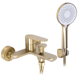 REA - Vanová nástěnná baterie DROP Brush Gold (REA-B6399)