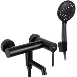REA - Vanová nástěnná baterie FOSS Black (REA-B5099)