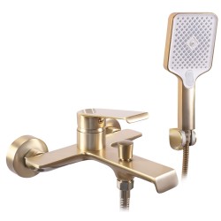 REA - Vanová nástěnná baterie HASS - matná Brush Gold (REA-B7100)