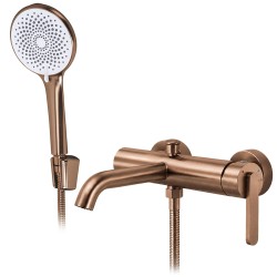 REA - Vanová nástěnná baterie Ontario Side Brush Copper (REA-B6543)