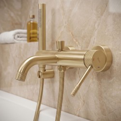 REA - Vanová nástěnná baterie Venti Brush Gold (REA-B9798)