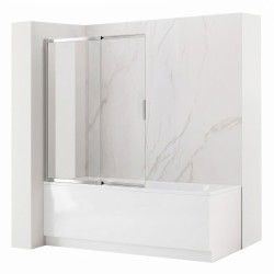 REA - Vanová zástěna posuvná Dario Chrome  80 (REA-W7880)
