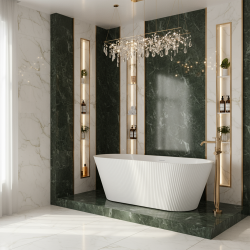 REA - Volně stojící akrylátová vana OFELIA 170 (REA-W0126)