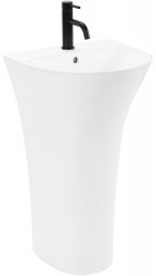 REA - Volně stojící umyvadlo Rita Slim 48x42 bílá (REA-U9901)