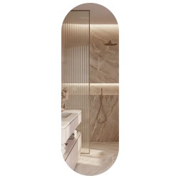 REA - Zrcadlo LED 150x50cm MOL-OV (HOM-01525)