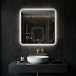 REA - Zrcadlo LED 70x70cm TOP-2 (HOM-01521)