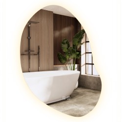 REA - Zrcadlo LED 80x60cm CLOUD C (HOM-05504)