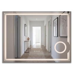 REA - Zrcadlo LED 80x60cm HAVEN (HOM-01806)