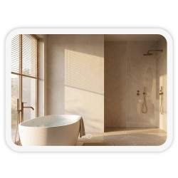 REA - Zrcadlo LED 80x60cm TOP-3 (HOM-01522)